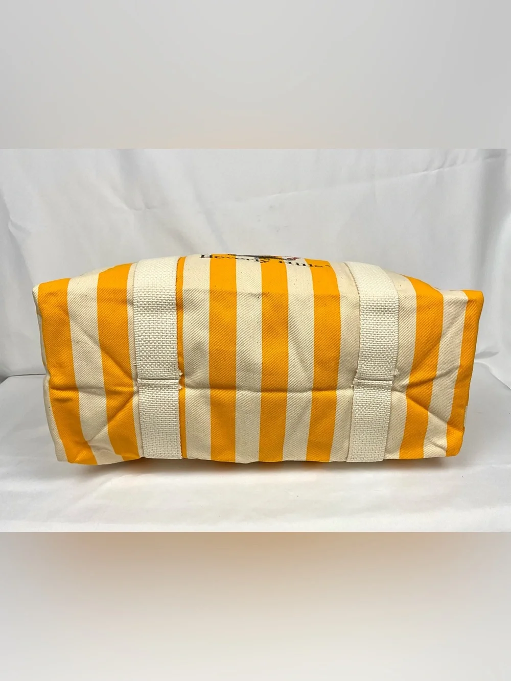 Troop Beverly Hills Costume Giorgio Beverly Hills Gym Bag Yellow Stripe Vintage
